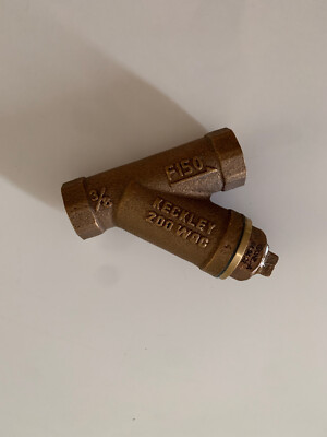 KECKLEY C84400 BRONZE WYE STRAINER THREADED, 3/8'' F150 200 WOG NNB