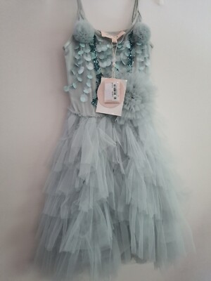 tutu du monde  NWT  SIZE 8 9 NEW TULLE BALLET ROSETTE BEADING dress
