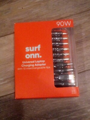 surf onn universal laptop charging adapter