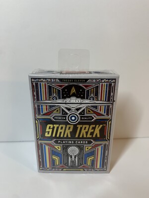 Star Trek Light Edition (White) Playing Cards by theory11 - NEW, FAST US Ship
