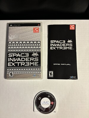 Space Invaders Extreme Sony PSP Playstation Portable Complete CIB