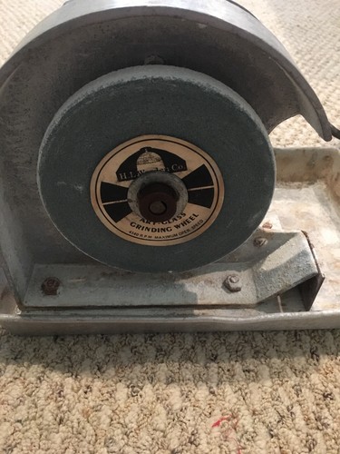 ART GLASS WHEEL GRINDING SMOOTHING H.L. WORDEN CO. ELECTRIC USED + MISC SUPPLIES