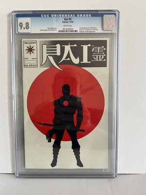 Rai #0! CGC 9.8 White Pages! 1st full appearance of Bloodshot!