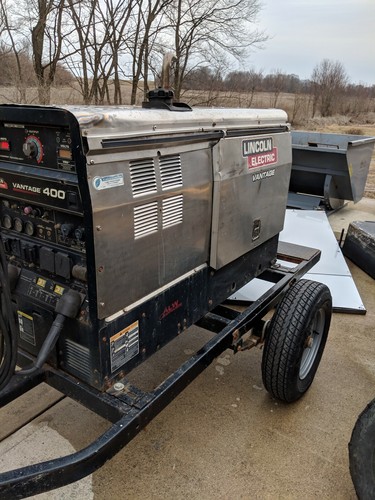 lincoln vantage 400 amp Perkins Diesel welder