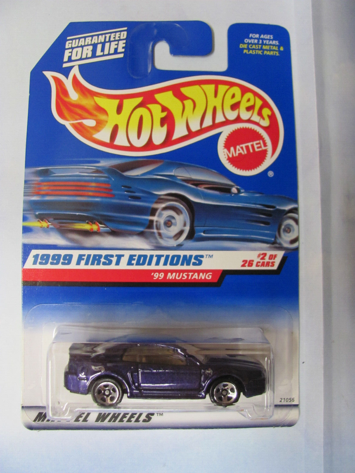 #909 First Editions '99 Mustang Purple Tan Interior W/5 Sp  H2f