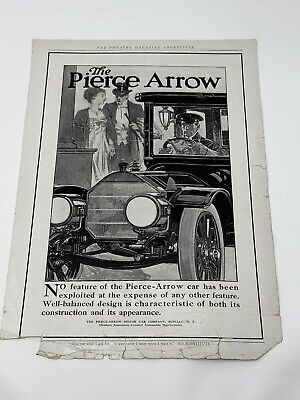 The Pierce Arrow Car Advertising Original Vintage Wall Art Home - POSTER