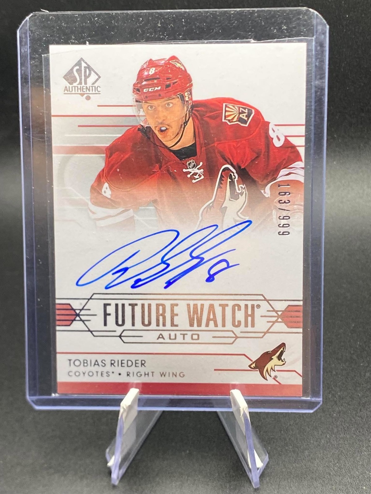 2014-15 SP Authentic Future Watch Auto /999 Tobias Rieder #297 Auto #297