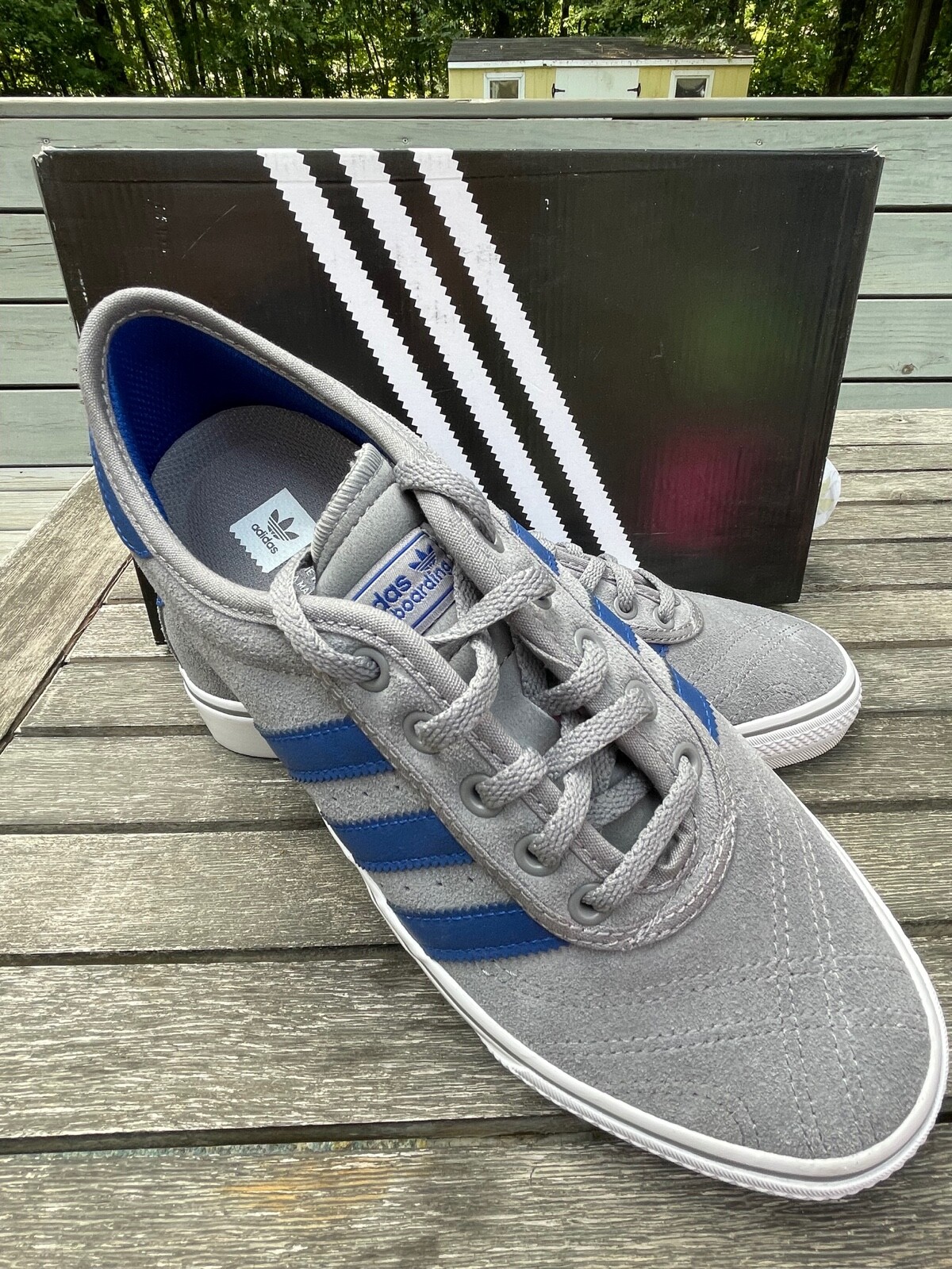 ADIDAS ADI-EASE PREMIER SKATEBOARDING (GREY ROYAL) CQ1075 (PICK YOUR SIZE)