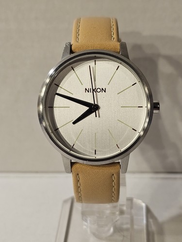 Nixon The Kensington 'Movin Out' 13L Timepiece With Tan Leather