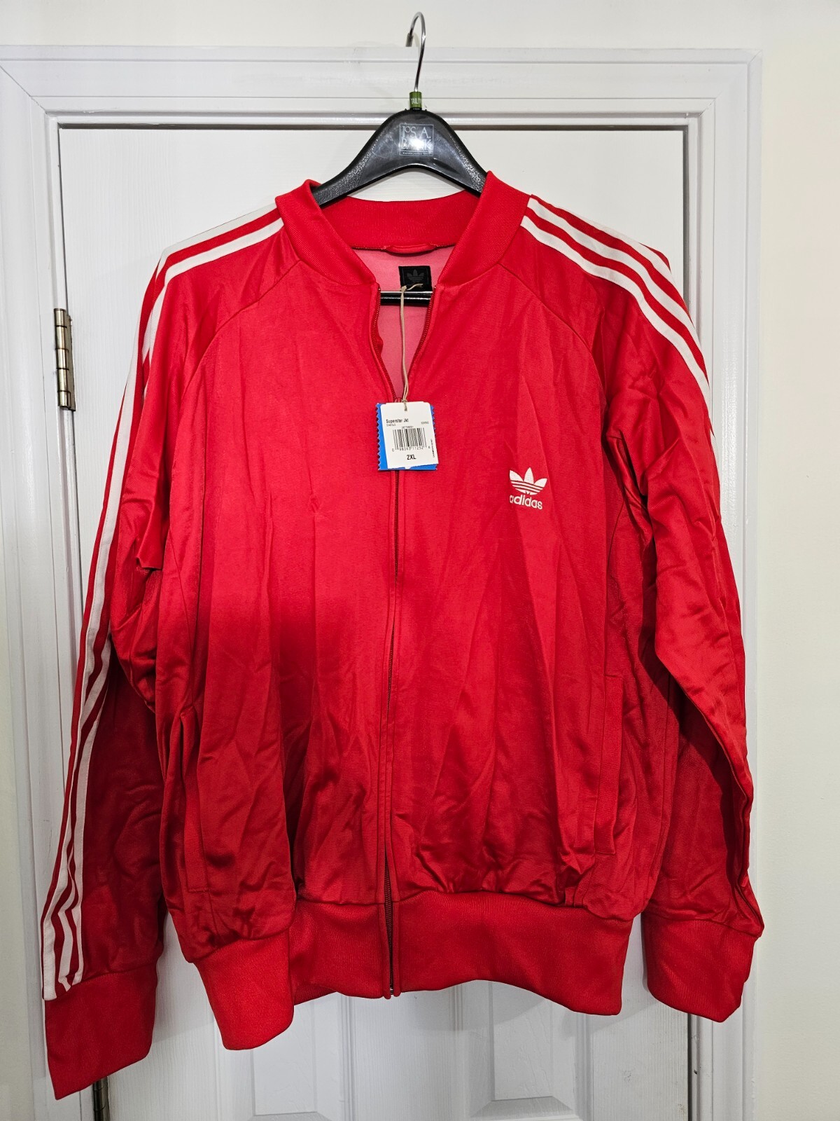 Adidas Vintage Superstar Jacket Diabolo 309580 RED 2XL New w Adidas Vintage Superstar Jacket Diabolo 309580 RED 2XL New w