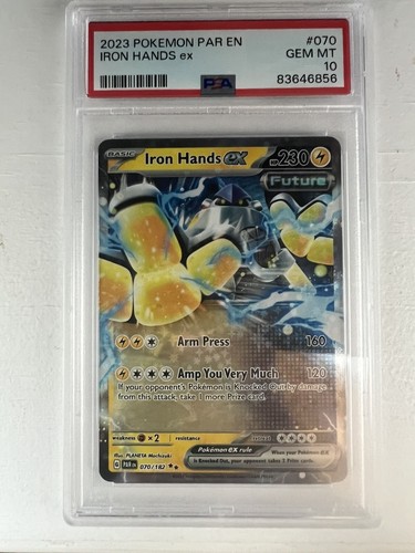 ポケモン - Iron Hands ex sar Iron Hands ex SAR 210/187 Terastal Festival ex SV8a Pokemon
