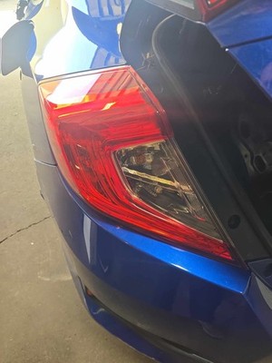 Used Left Quarter Panel Mount Tail Light fits: HONDA CIVIC Left 16-21