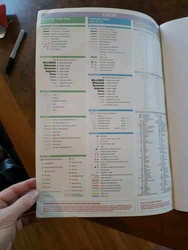 National Geographic Maps Benchmark Montana Road & Recreation Atlas, 1st Edition