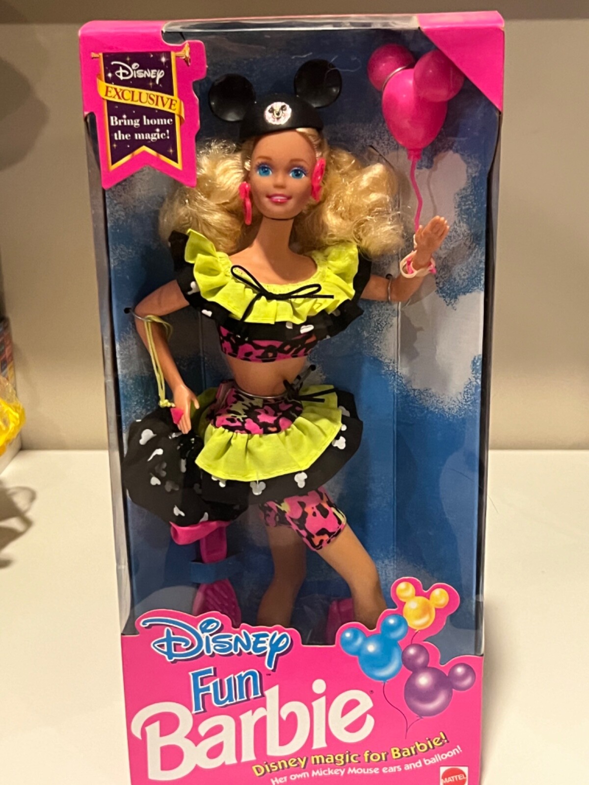 1992 Mattel Disney Exclusive  ~ DISNEY FUN BARBIE Doll ~ New