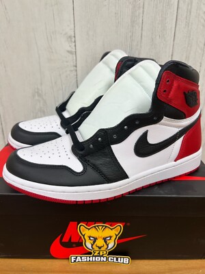 Air Jordan 1 Retro High Shoes Satin Black Toe CD0461-016 Women Sizes