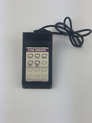 Atari 2600 Video Touch Pad Controller w/ Star Raiders overlay Tested