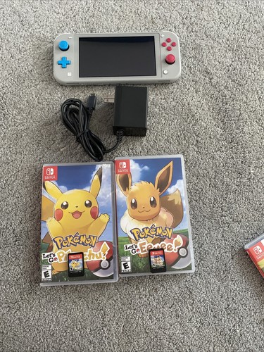Nintendo Switch Lite Handheld Console Pokemon Zacaian Zamazenta Edition Bundle