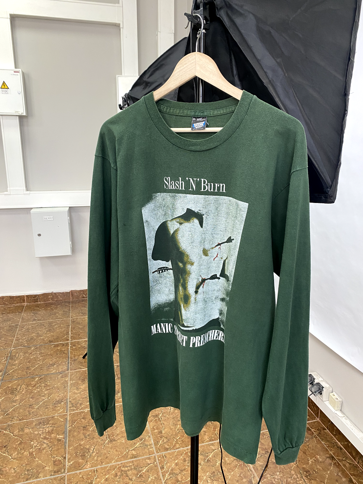 Vintage 90s Manic Street Preachers Slash N Burn t-shirt rare Vintage 90s Manic Street Preachers Slash N Burn t-shirt rare