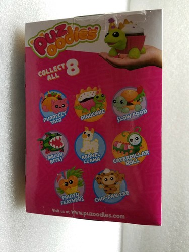 Puzoodles Puzzle Pets Caterpillar Roll Slow Food Dinocake Lot of 3
