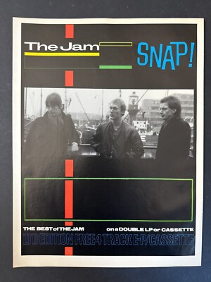 THE JAM - SNAP 8.5x11'' 1983 MAGAZINE PRESS ADVERT SH05
