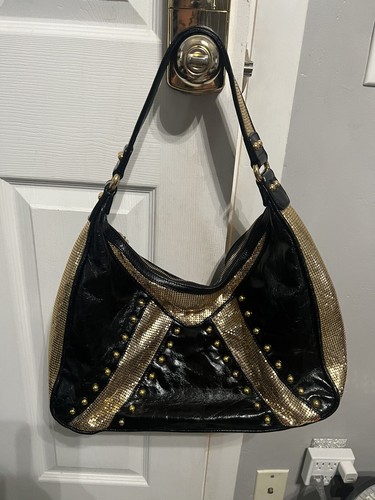【MUCENT】 FEG STUD BELTED LEATHER SHOULDER BAG UNISEX Studded Shoulder Bag for Women Leather Punk Rivet Crossbody
