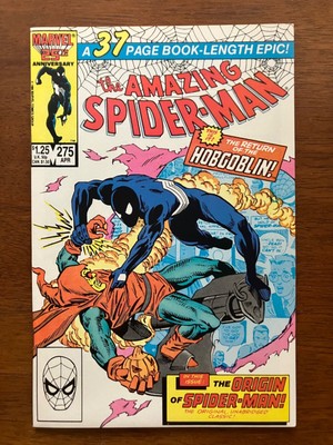 A. SPIDER-MAN # 275 NM/MT 9.8 White ! Perfect Spine ! Perfect Corners ! Newstand