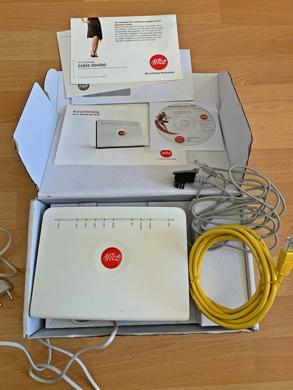 Internet Router WLAN 3232 Alice IAD