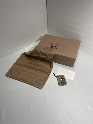Gianvito Rossi Empty Shoe Box 7.75x12x4  Dust Bag  Heel Caps Logo Tissue Card