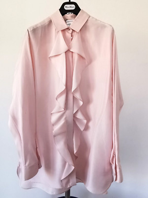 RRP  360  MAX MARA  Silk Shantung Shirt     USA6_IT40_D36_UK8_FR38   'CILE'