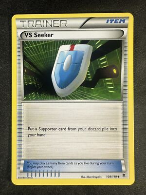 Pokemon TCG 109/119 VS Seeker Phantom Forces Uncommon NM