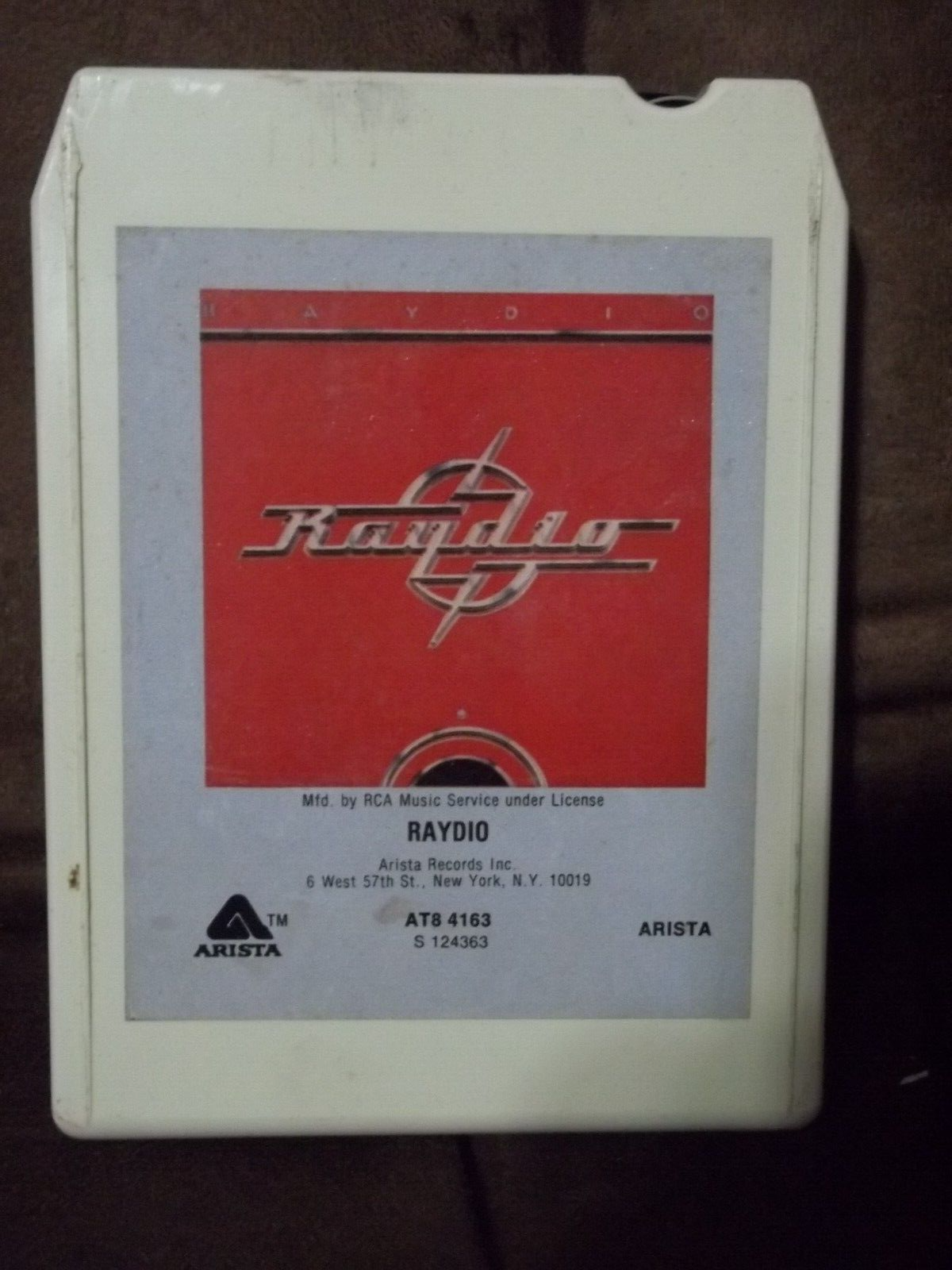 Raydio Self titled 8-track tape 1977 Artista records S124363