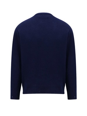 Pre-owned Amaranto Sweater In Blue