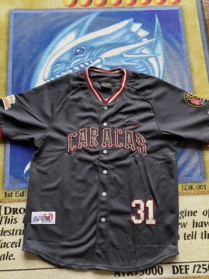 NWOT Leones Del Caracas Venezuela Baseball LVBP Jersey Coca Cola Men s Sz Large