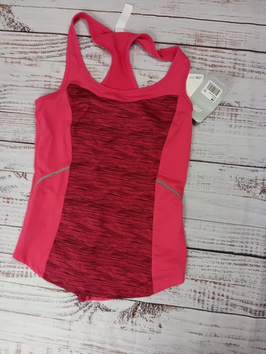 Marika Tank Top Women’s X-Small Pink Sleeveless Racerback Sleeveless Fitness