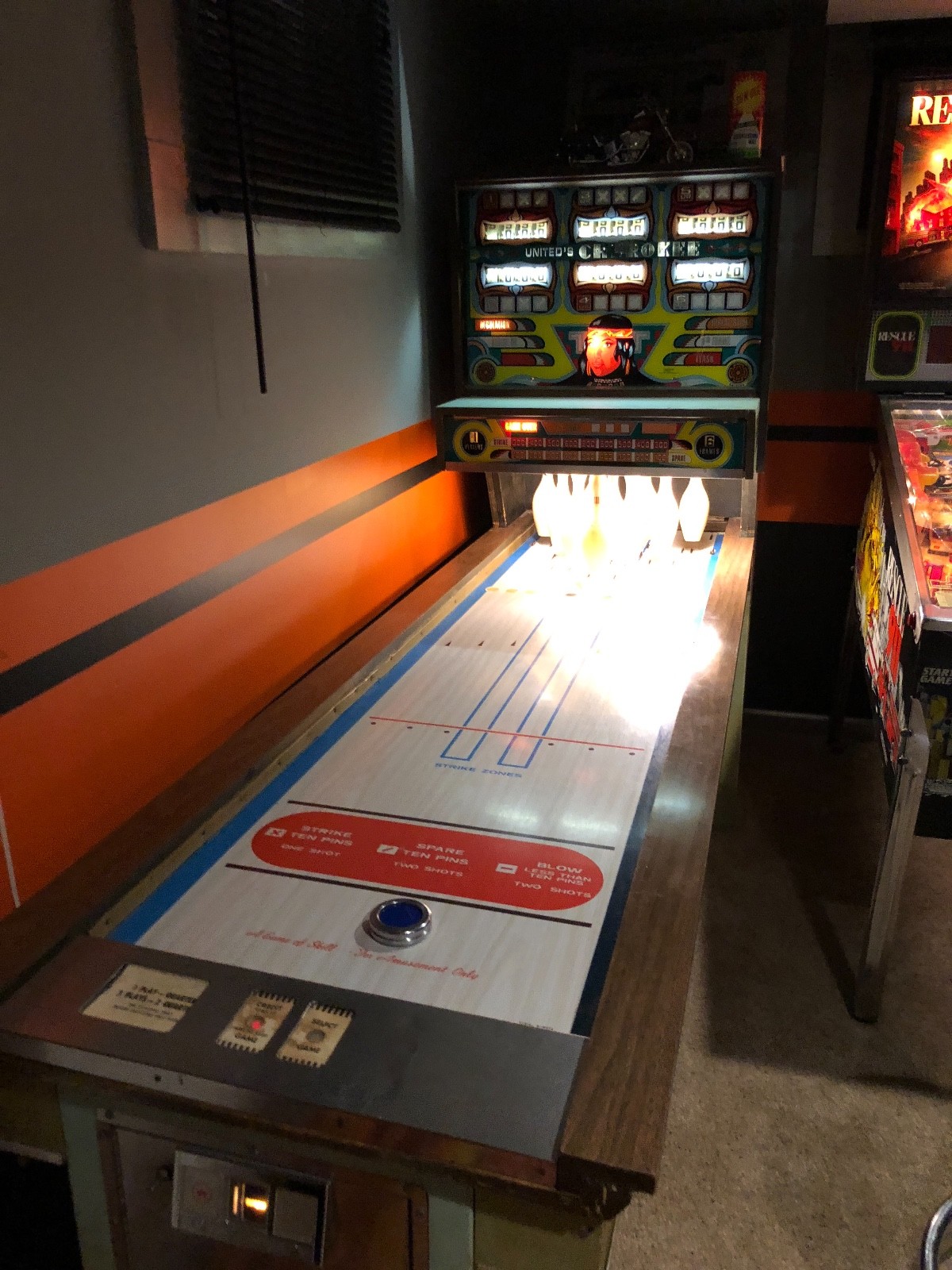 Arcade Shuffle Board Bowling Game