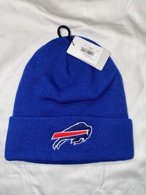 NFL Buffalo Bills Adult Winter Hat with Embroidered Logo One Size Blue