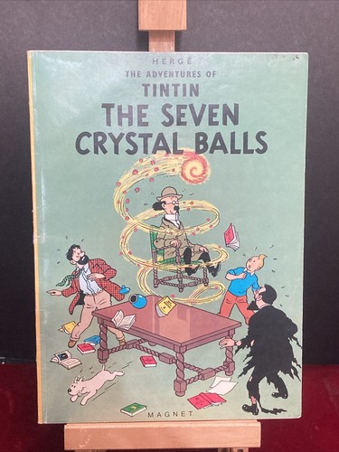 Tin Tin Book, Vintage The Adventures Of Tin Tin Seven