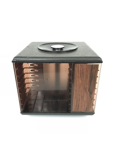 Vintage Spinning Cassette Tape Holder Storage Rack 70s 80s Retro Decor