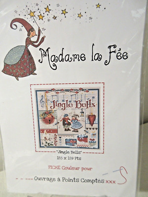 Madame La Fee JINGLE BELLS Counted Cross Stitch Pattern