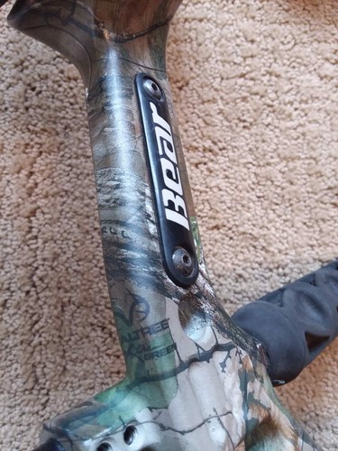 Bear compound bow, ready to shoot