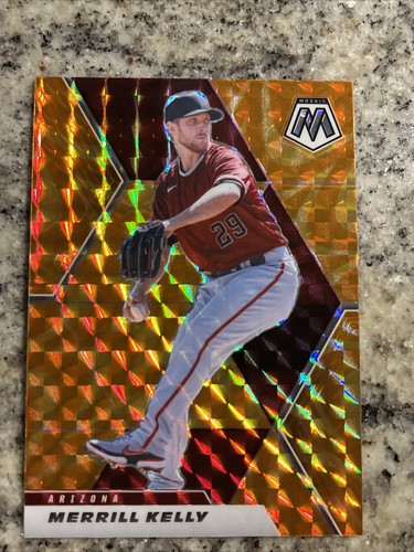 メリルページ 2021 Panini Mosaic Orange Prizm #24 Merrill Kelly Arizona