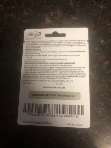 Microsoft Xbox Live pre Paid GOLD membership Cards (READ DESCRIPTION)
