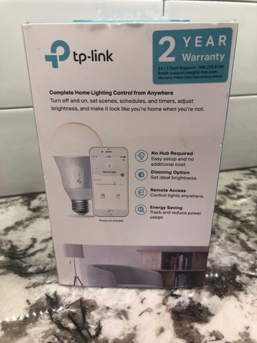 TP-LINK 50W Smart Wi-Fi LED Bulb with Dimmable White Light (KB100)