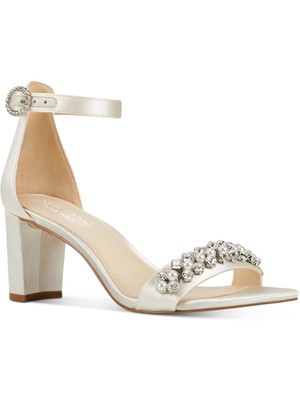 

NINE WEST Женские атласно-бежевые сандалии Neil Lane Passion цвета слоновой кости 6,5 M, Бежевый, WNPASSION2