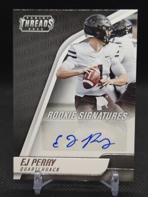 2022 Panini Threads Ej Perry Rookie Signatures Auto #TH-EPE Brown Bears