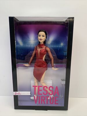 Tessa Virtue Barbie Signature Series Doll Figure Skater Exclusive￼ Mattel GHT50
