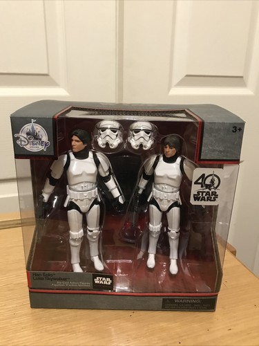 Star Wars Elite Series Han Solo Luke Skywalker Stormtrooper Disguise Dark Hair