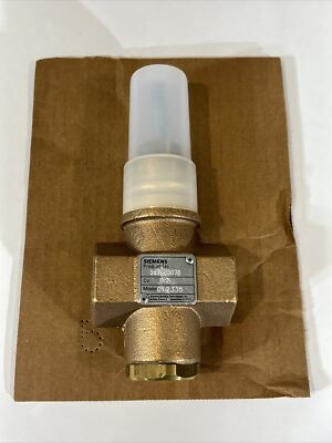 SIEMENS 599-03076 59903076 Flowrite 3/4'' 2-Way N/C Bronze Linear Valve 6.3 CV