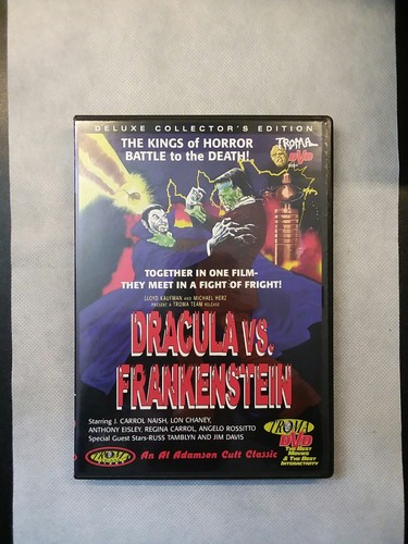 Dracula Vs. Frankenstein DVD 2001 deluxe collectors edition