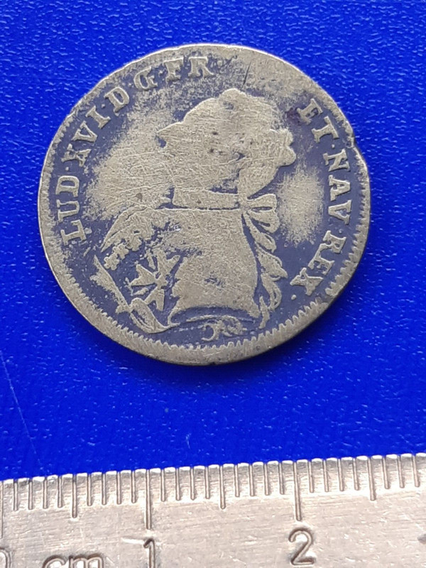 France  Jeton  Louis Xvi  ~ Lud.Xvi.D.G.Fr.Et.Nav.Rex Luis Xvi   ~ 1791  Token